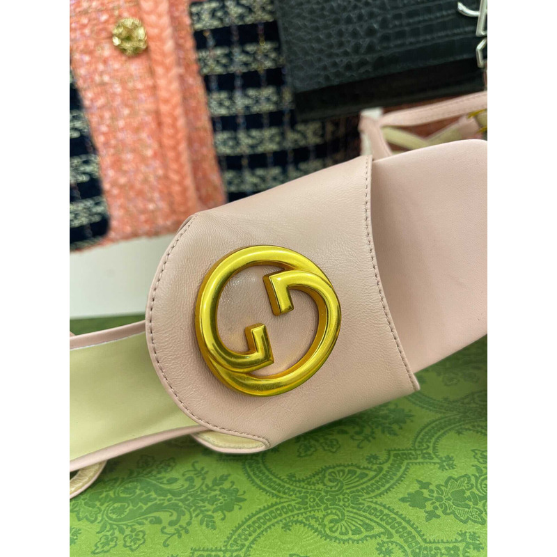 G*u*i blondie series high-heeled sandals pink