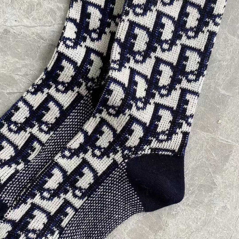 D*or oblique technical cotton socks