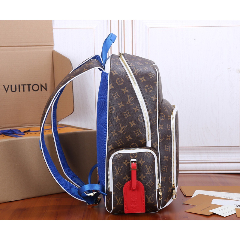l**is V*t*n ebene monogram coated canvas nba new backpack gold hardware