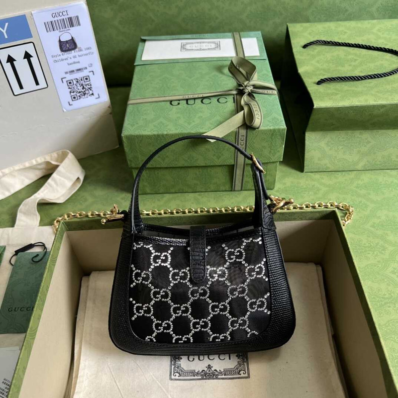 G*u*i crystal gg lizard jackie 1961 mini bag