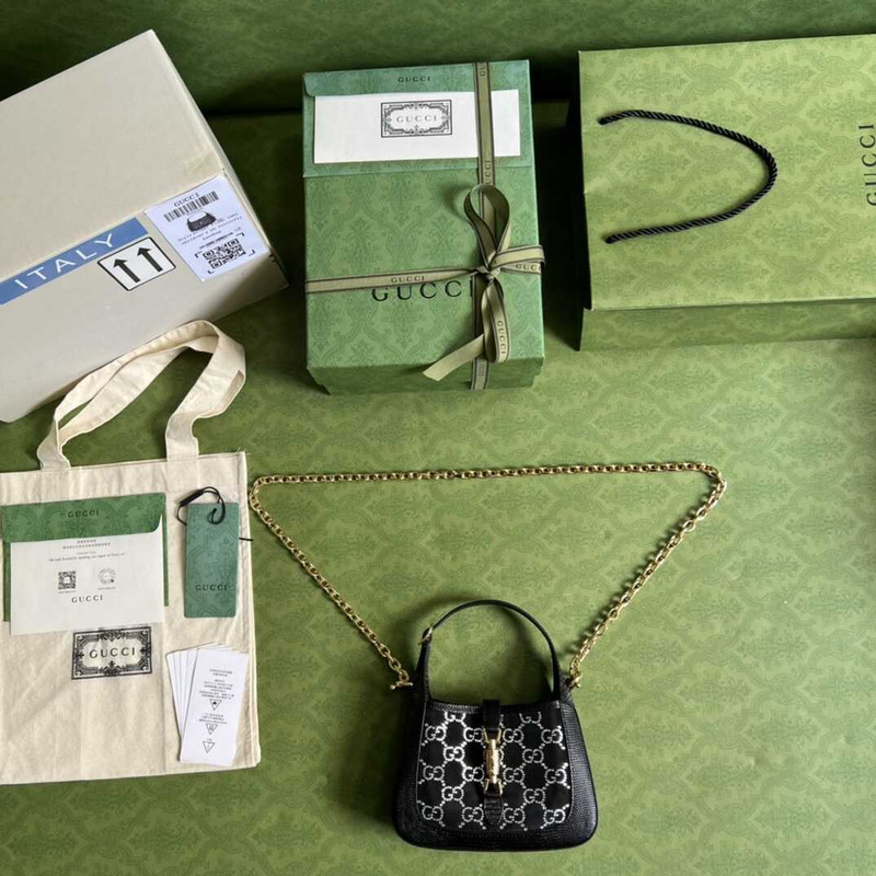 G*u*i crystal gg lizard jackie 1961 mini bag
