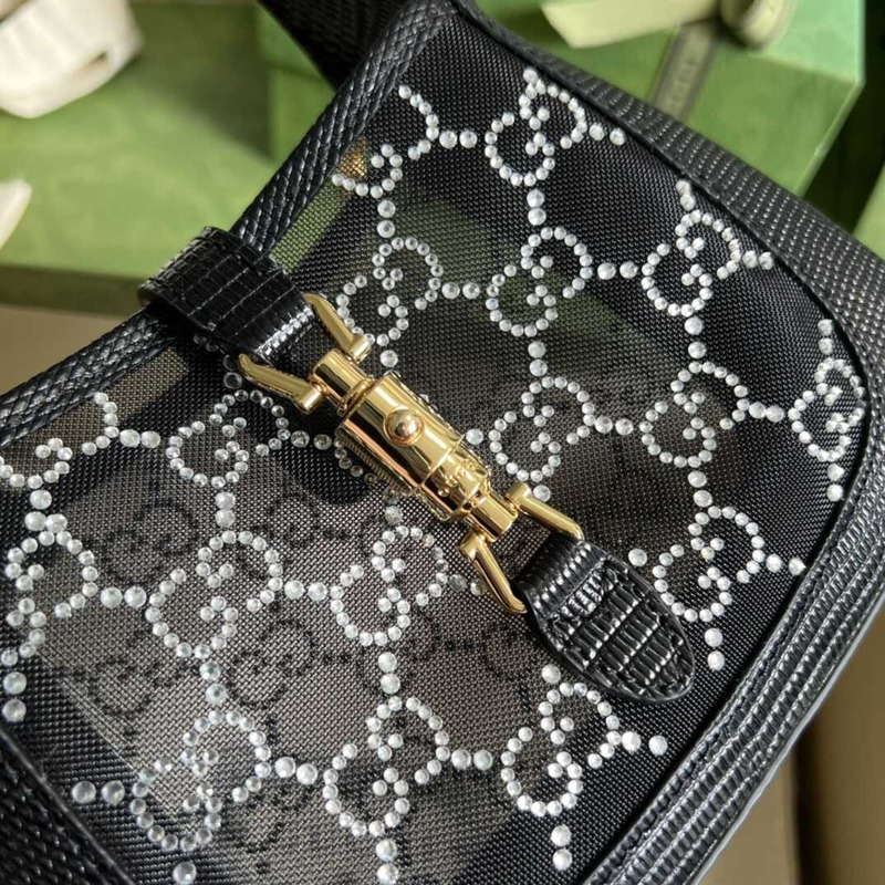 G*u*i crystal gg lizard jackie 1961 mini bag