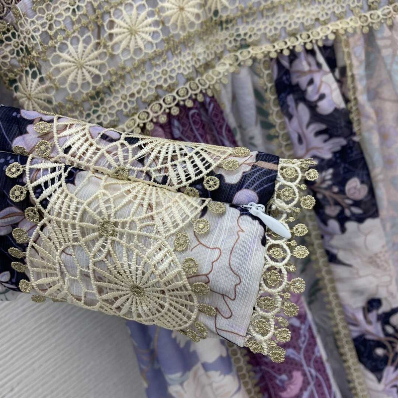 Zimmermann Celestial Silk Minidress  Floral