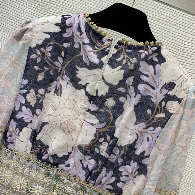 Zimmermann Celestial Silk Minidress  Floral