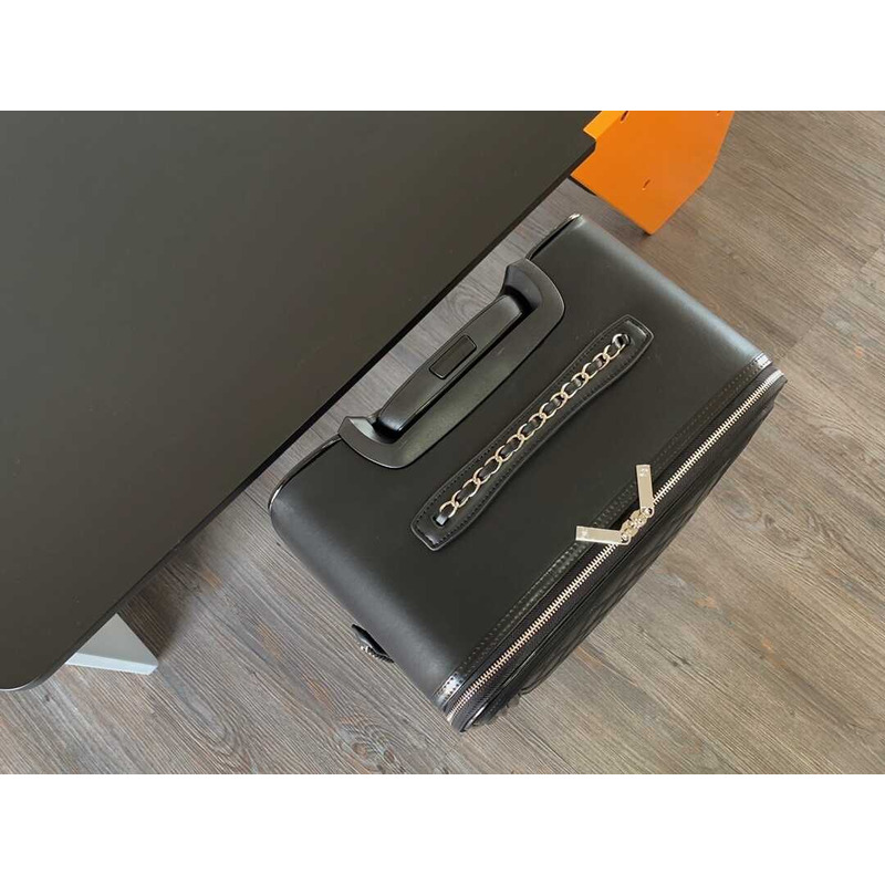 Ch*el  low-key lozenge trolley suitcase