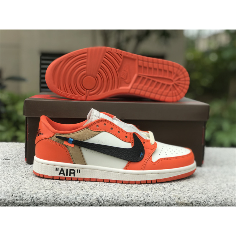 Jordan 1 Low x Off-White Orange