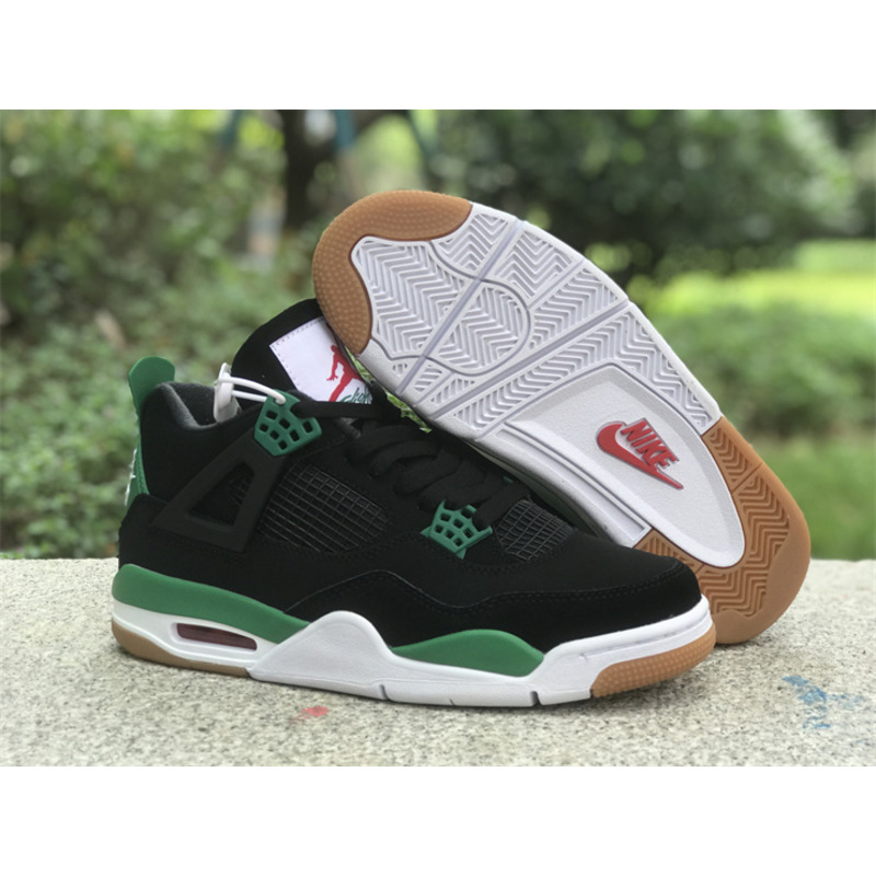 Jordan Retro 4 Black And Green
