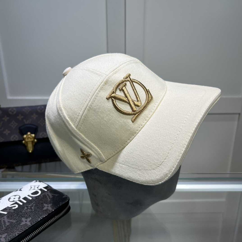 l**is V*t*n big logo hat  white