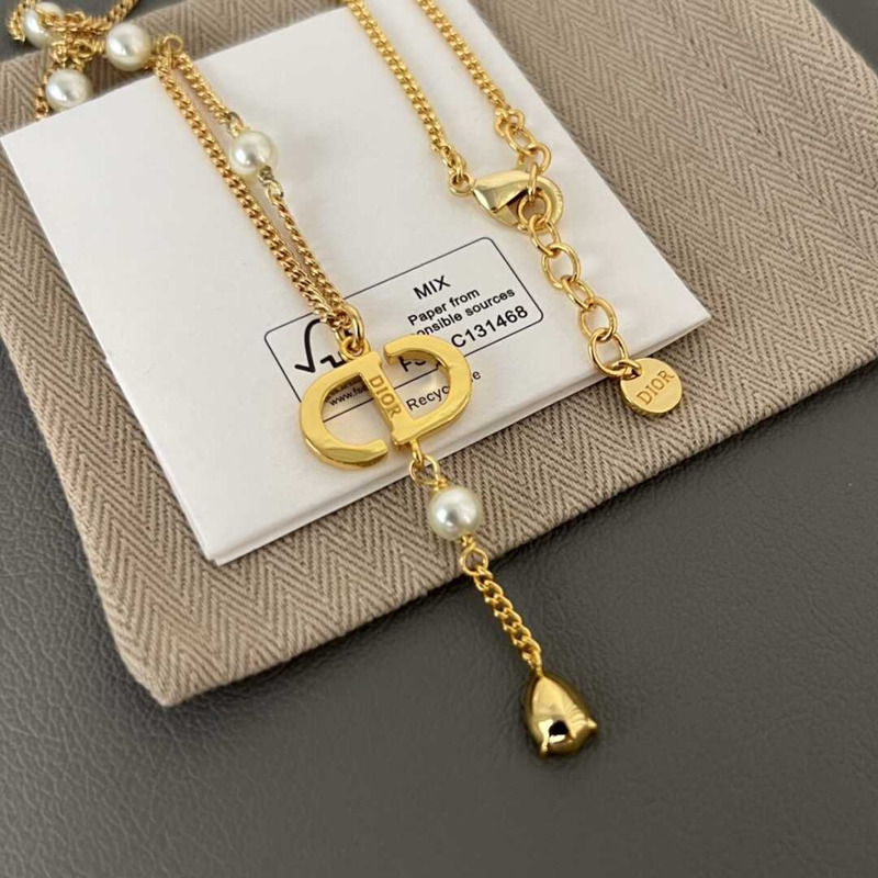 D*or cd pearl bracelet gold