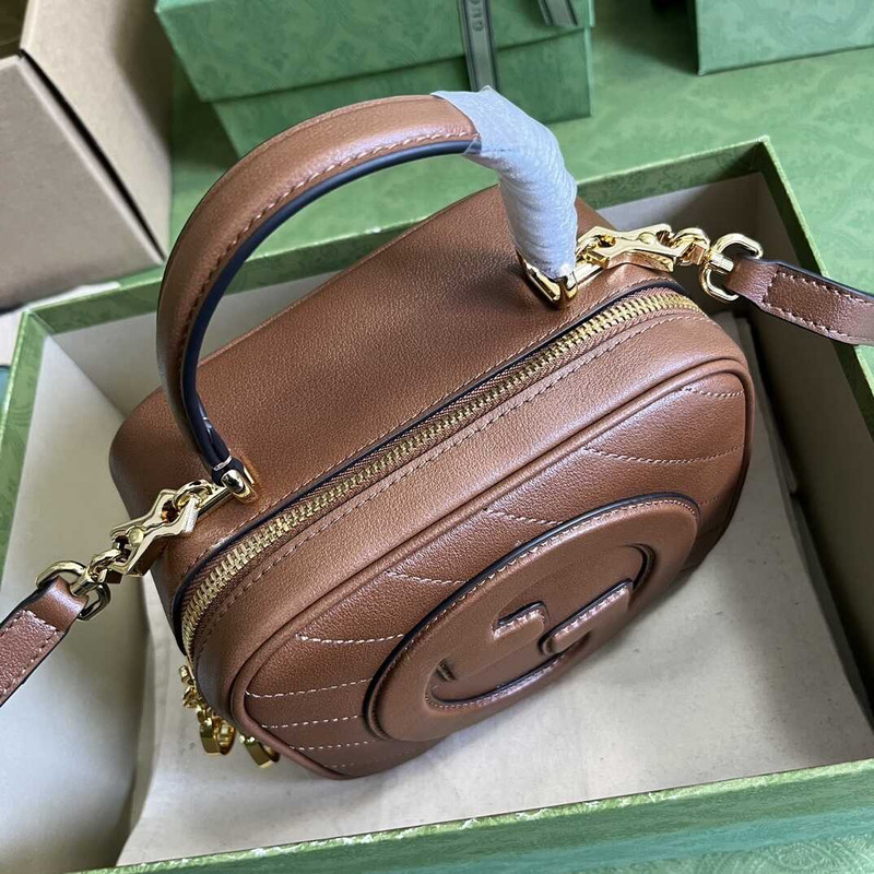 G*u*i blondie series handbag brown