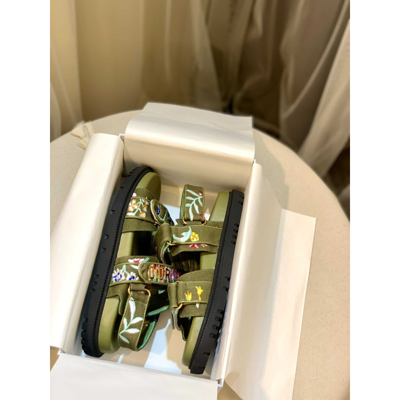 D*or D*oract printed sandals green