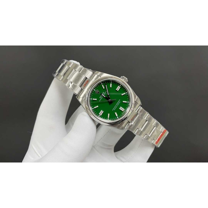 rolex oyster perpetual 126000-0005 36mm green F**e watches 3230 movement