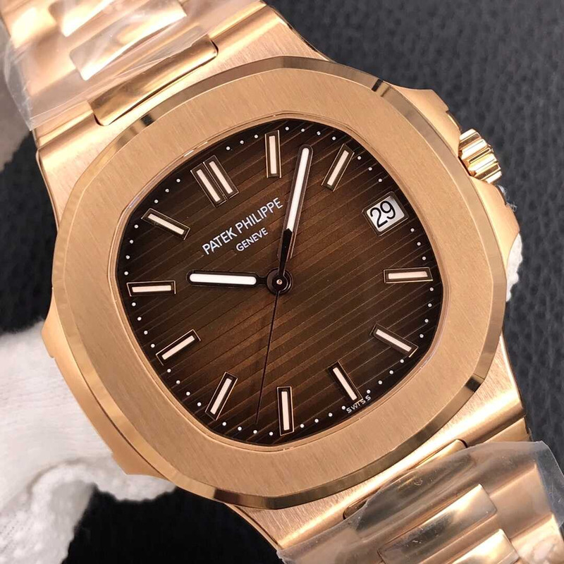 Patek Philippe 324Sc Movement 5711/1R Rose Gold Brown Index Dial