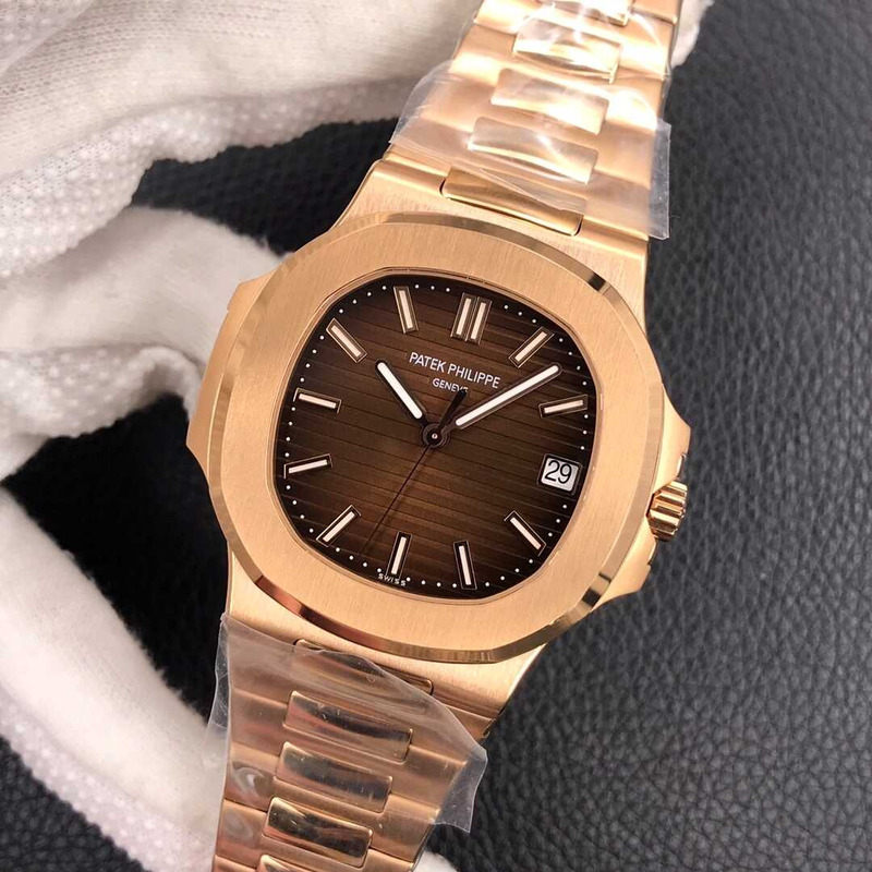 Patek Philippe 324Sc Movement 5711/1R Rose Gold Brown Index Dial