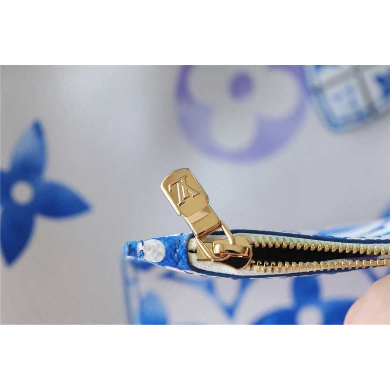 l**is V*t*n  neverfull mm monogram blue