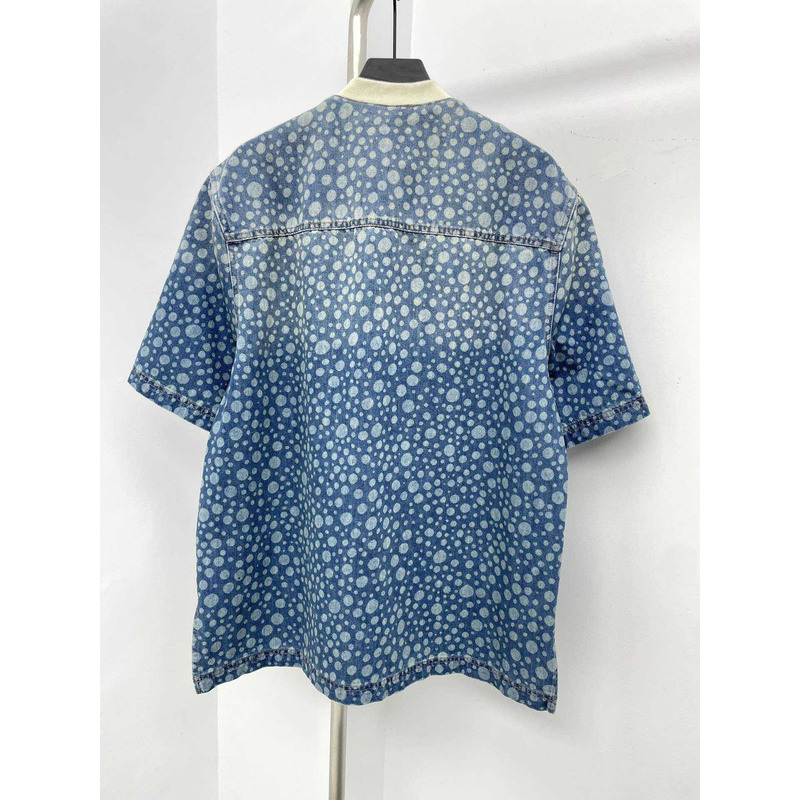 LV x YK Infinity Dots Denim Shirt