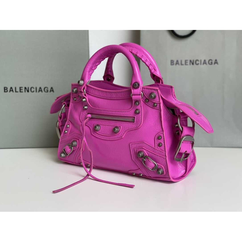 Ba*len*cia*ga Ba*len*cia*ga neo cagole small tote purple