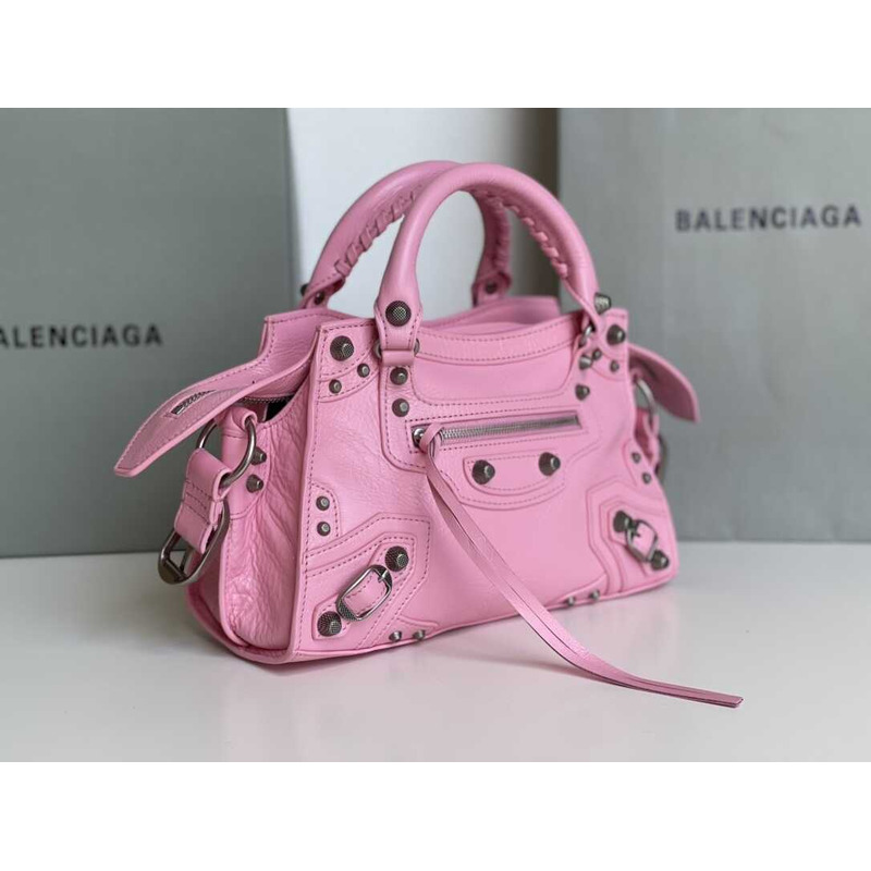 Ba*len*cia*ga Ba*len*cia*ga neo cagole small tote pink