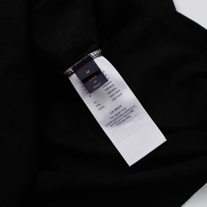 l**is V*t*n logo t-shirt black