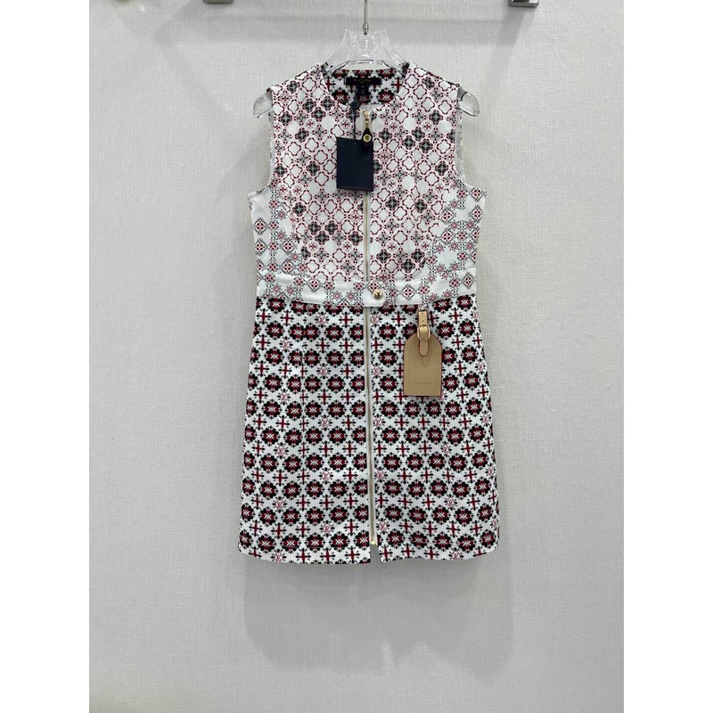 l**is V*t*n vintage monogram zip dress