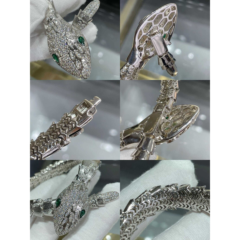 b*l*ai Di*m*nd serpenti snake bracelet