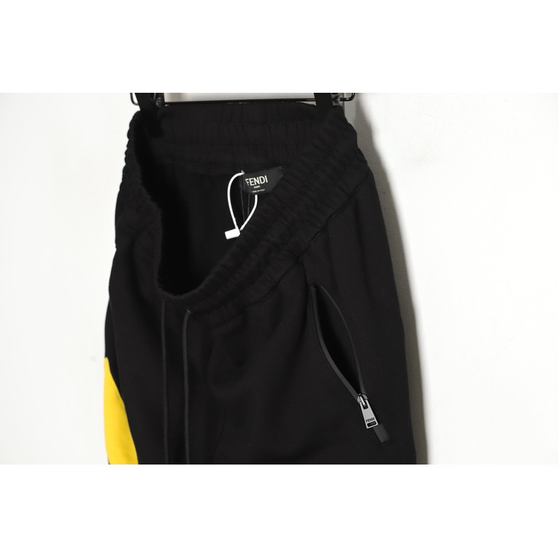 F**di bermuda shorts black jersey shorts