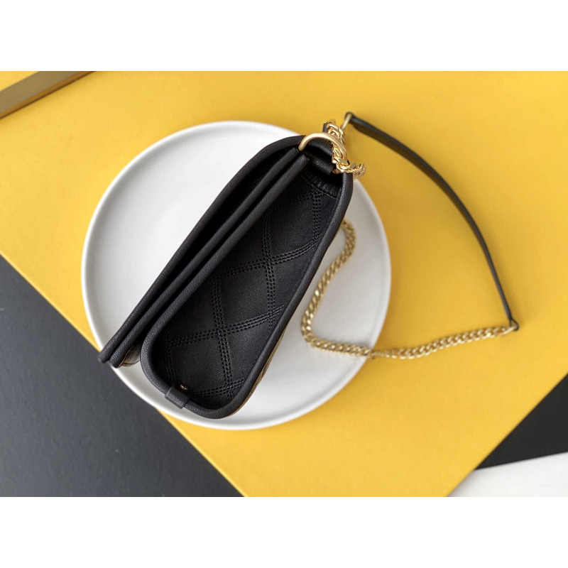 Saint Laurent Becky Shoulder Bag Black