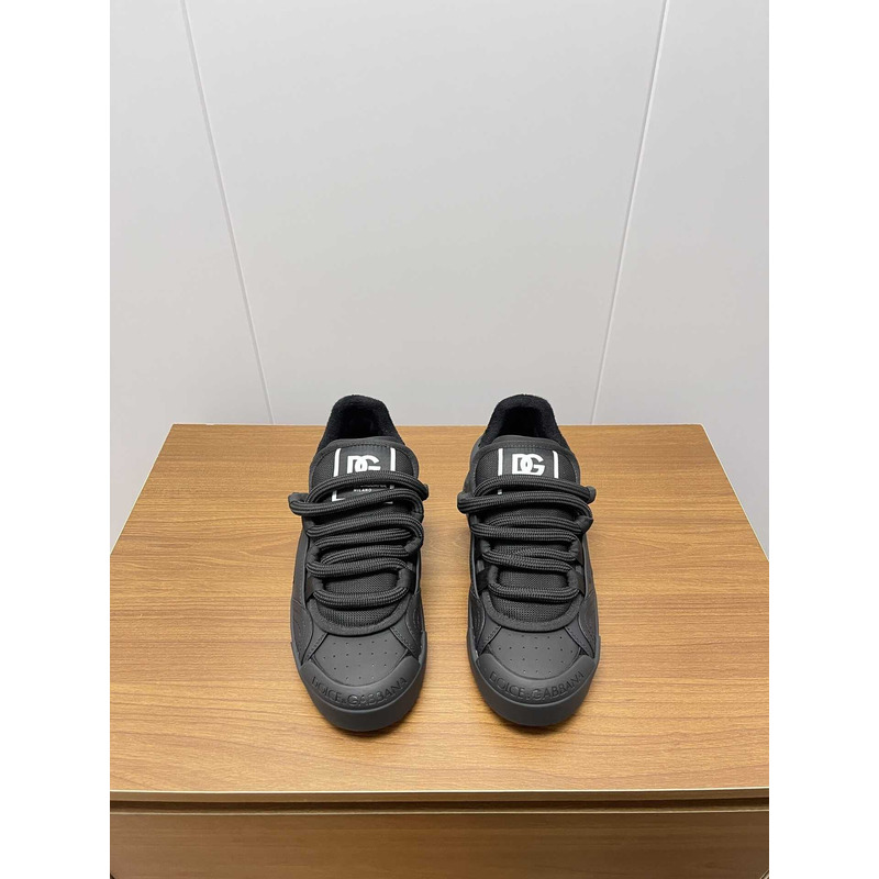 Dolce & Gabbana Black Sneakers With Logo