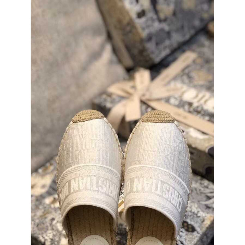 D*or espadrilles mules  white