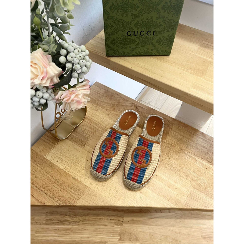 G*u*i interlocking g espadrilles multi color