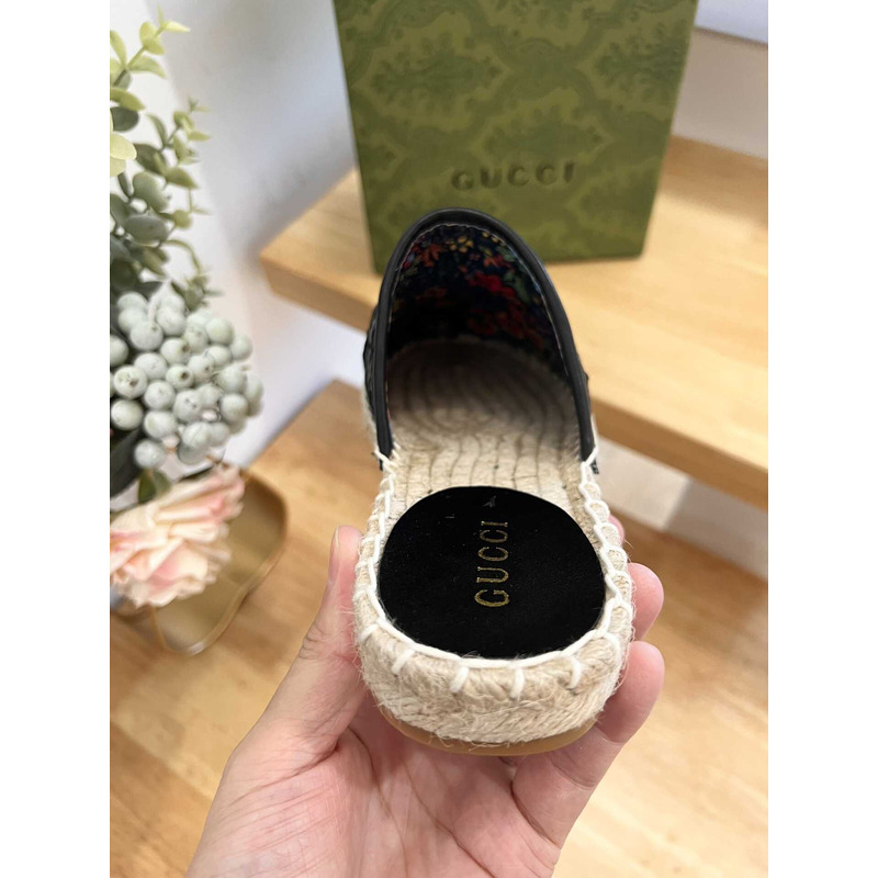 G*u*i interlocking g espadrilles black