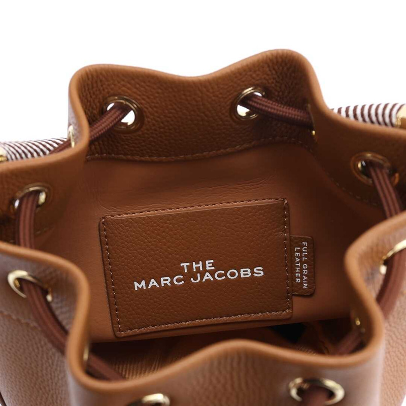 Marc Jacobs The Leather Bucket Bag Light Brown