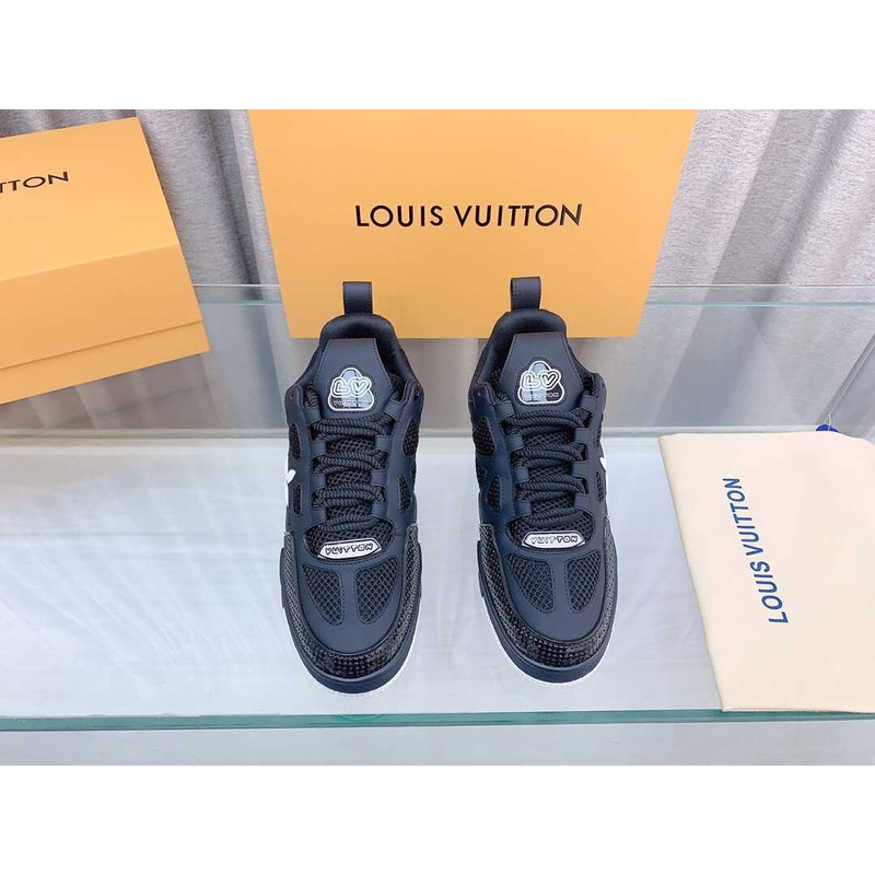 l**is V*t*n lv skate sneaker black