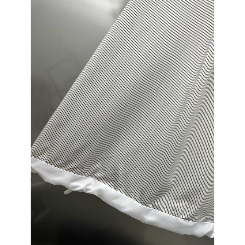 Pra*a logo cottton dress white