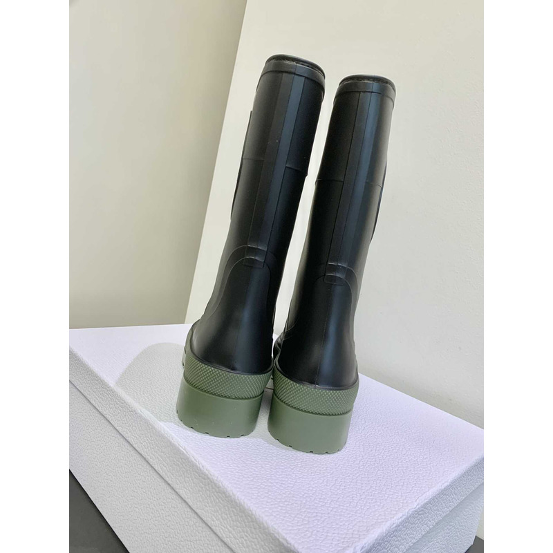 D*or union limited rain boots black and army green