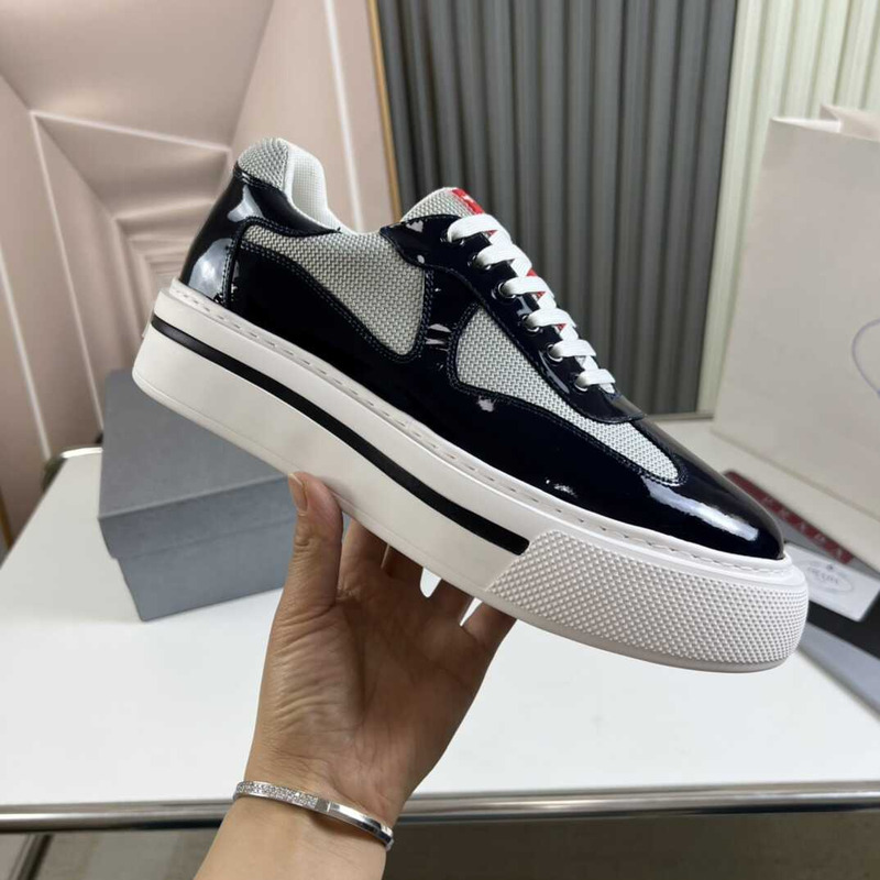 Pra*a low sneakers navy blue