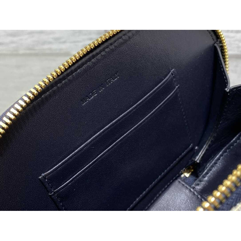 D*or cd logo oval camera bag blue D*or oblique jacquard