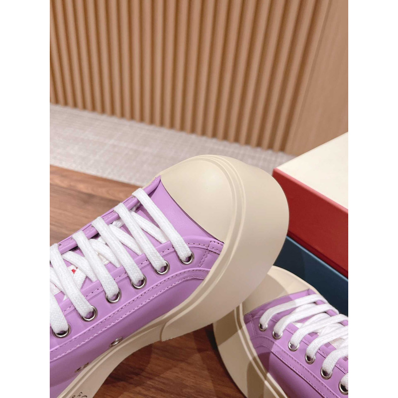 Marni Pablo Canvas Low-top Sneakers Purple