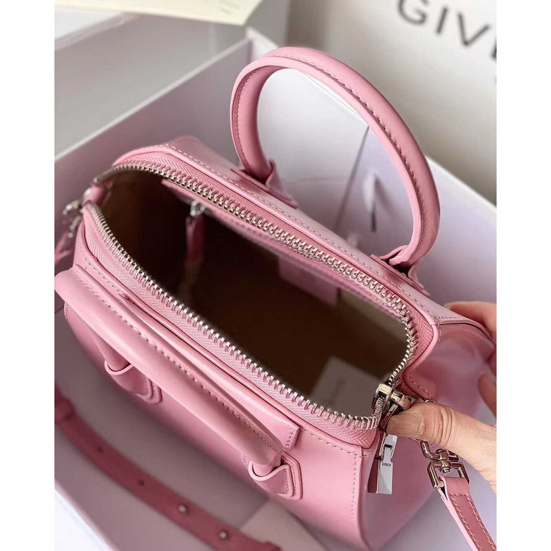 Givenchy Antigona Tote Glazed Mini Pink