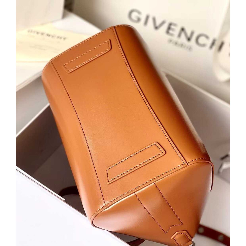 Givenchy Antigona Tote Glazed Mini Brown
