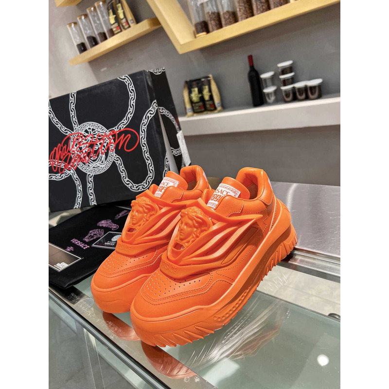 Versace Orange Odissea Sneakers