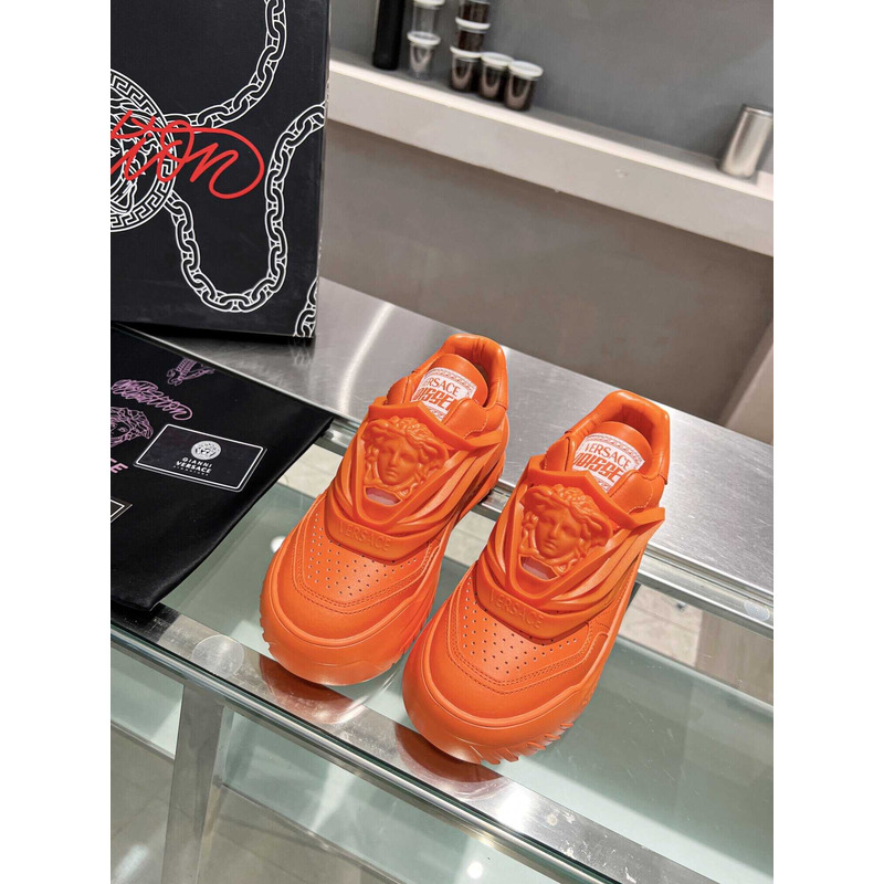 Versace Orange Odissea Sneakers