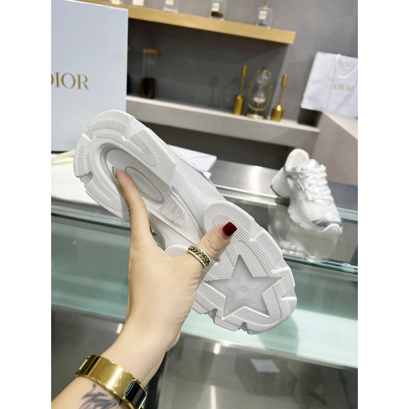 D*or sneaker white and silver
