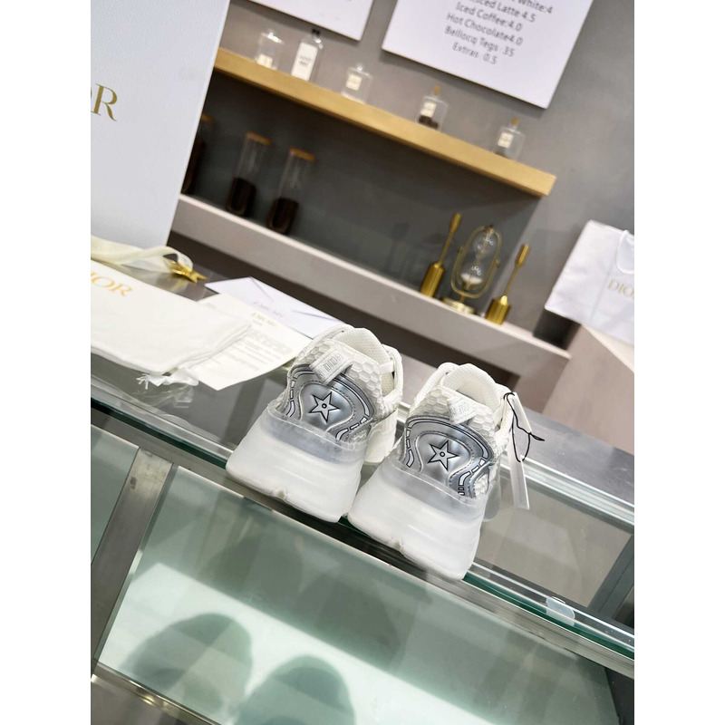 D*or sneaker white and silver