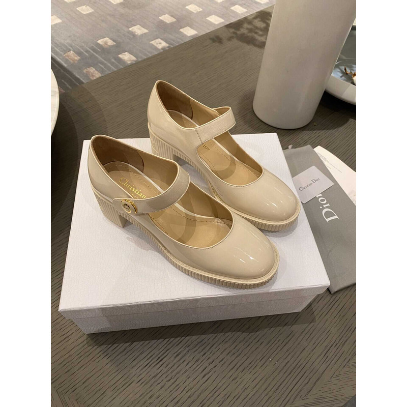 D*or pumps leather beige