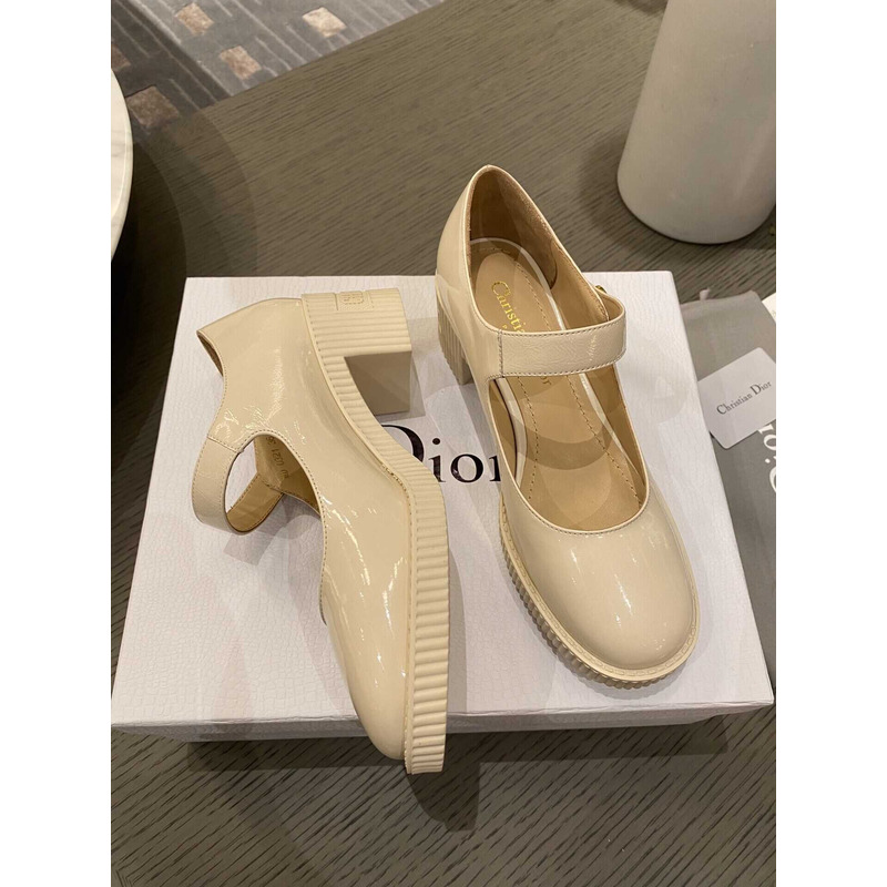 D*or pumps leather beige
