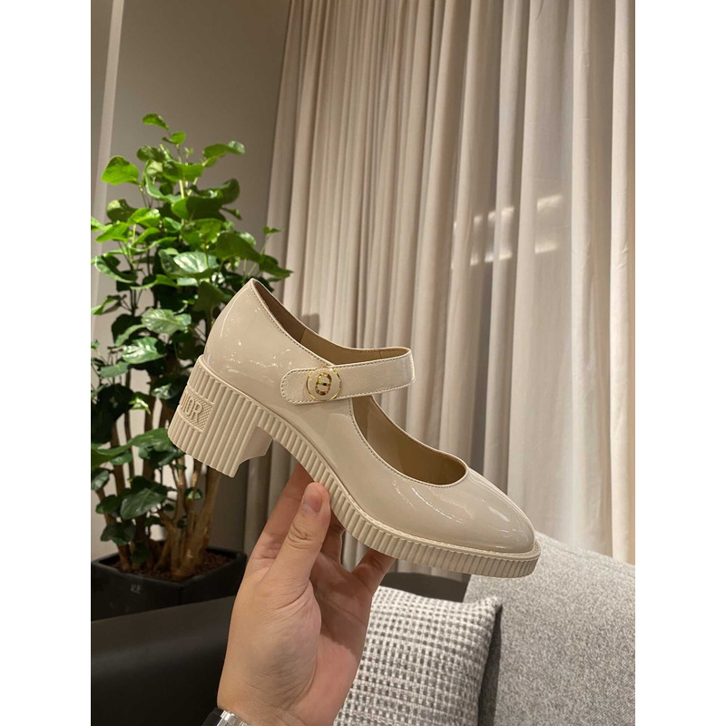 D*or pumps leather beige