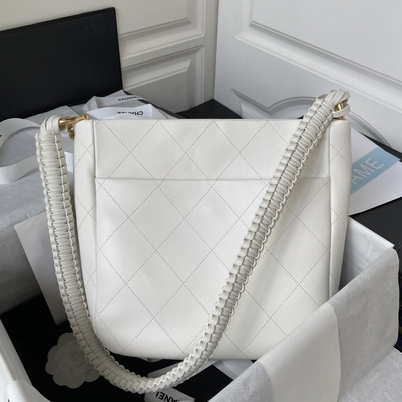 Ch*el tote bag white