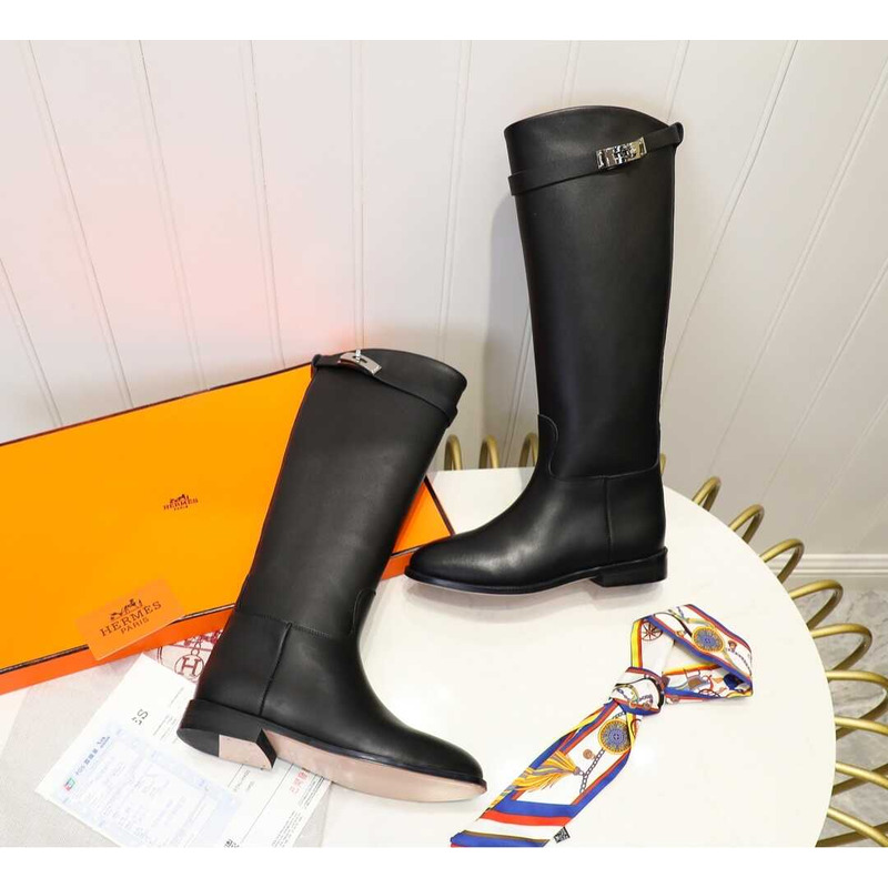 H**mes  faustine boot  black