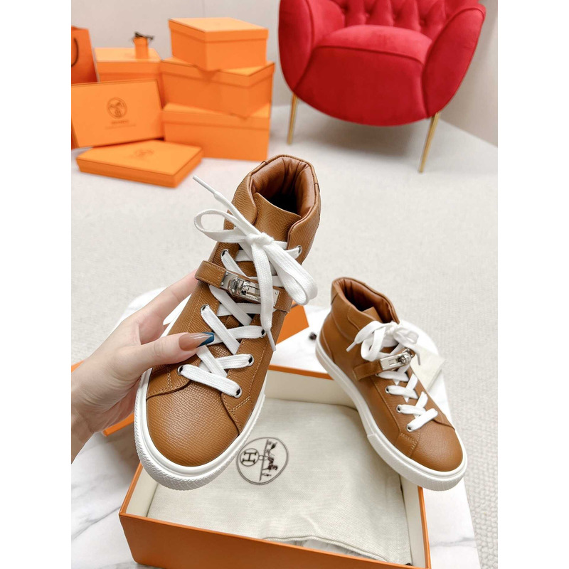 H**mes daydream sneakers brown